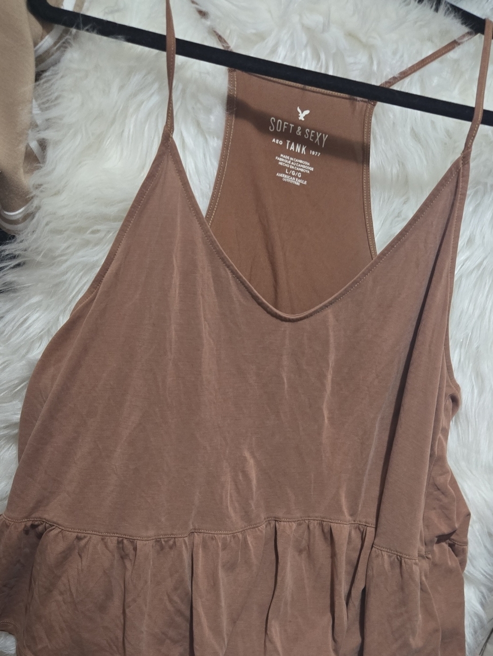 AMERICAN EAGLE Soft & Sexy Brown Camisole Tank Top
